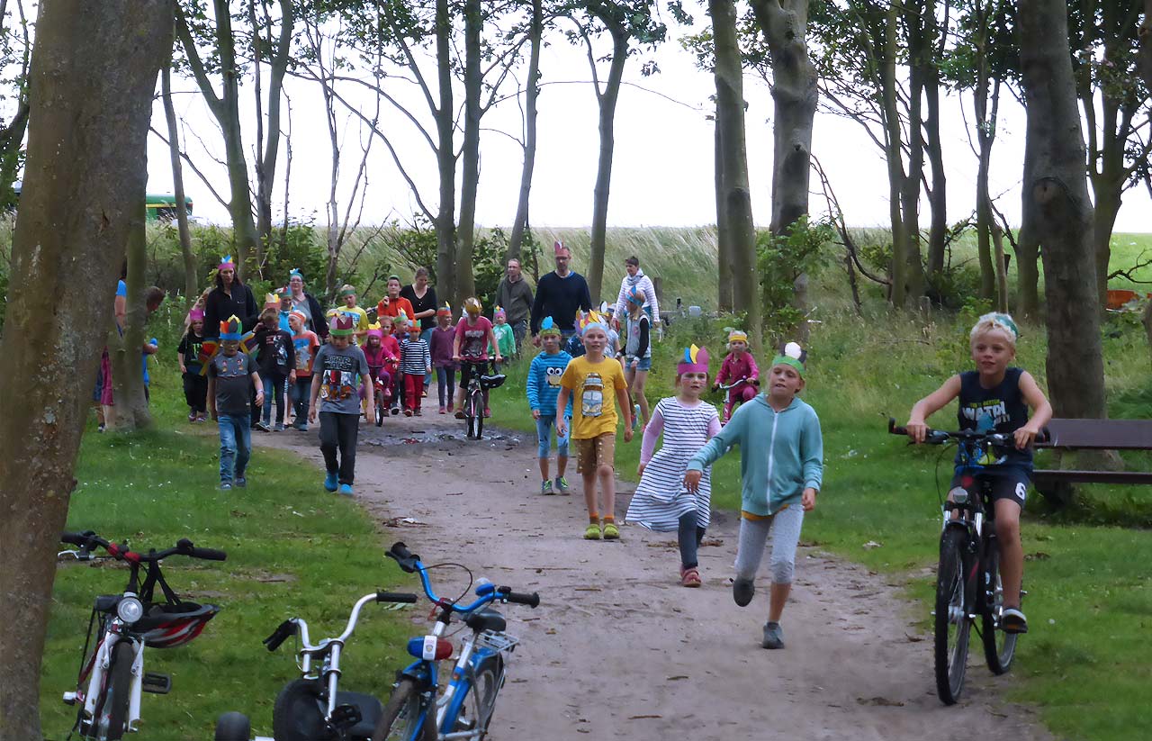 Kindergruppe im Abenteuerwald