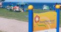 Schild vom Rosenfelder Strand Ostsee Camping